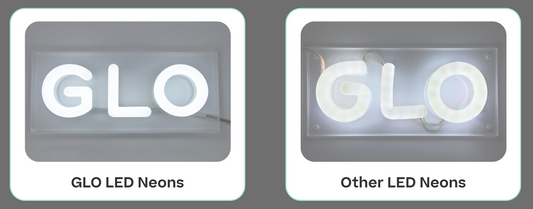 GLO Studio LED Neon vs Amazon LED Neon