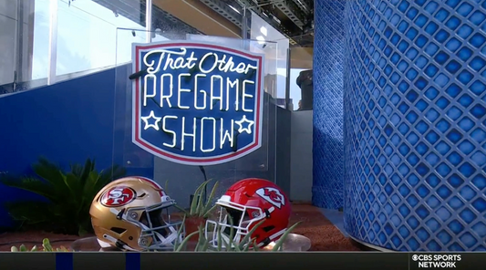 How CBS Featured Glo Studio and Glass Neon for 2024 Superbowl “That Other Pregame Show”