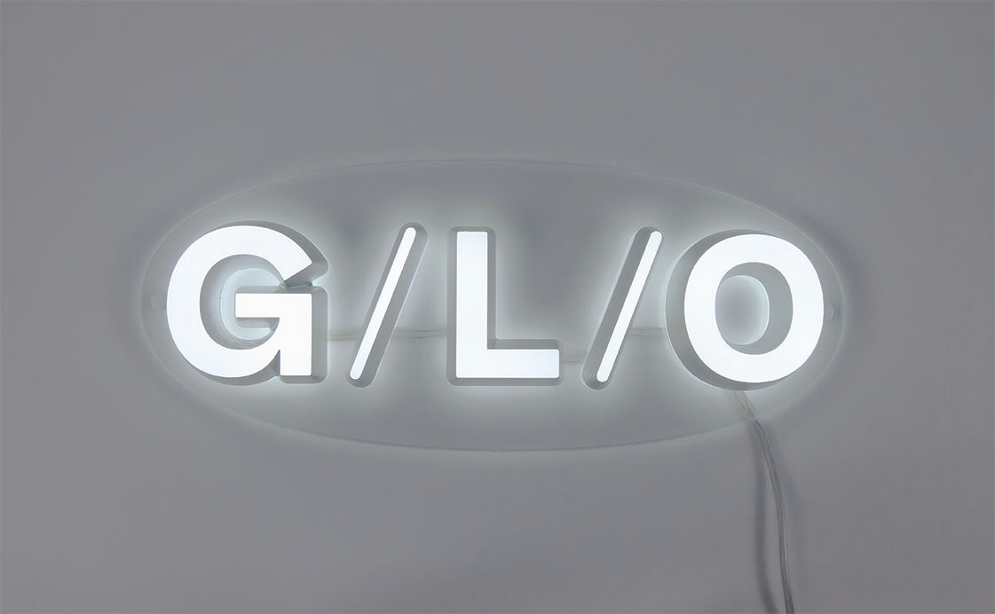 LED-GLO lightbox with acrylic backing