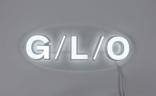 LED-GLO lightbox with acrylic backing