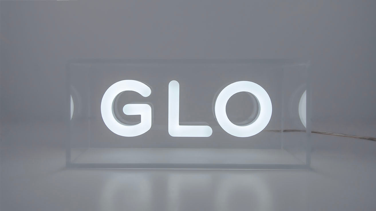 GLO LED plexi box