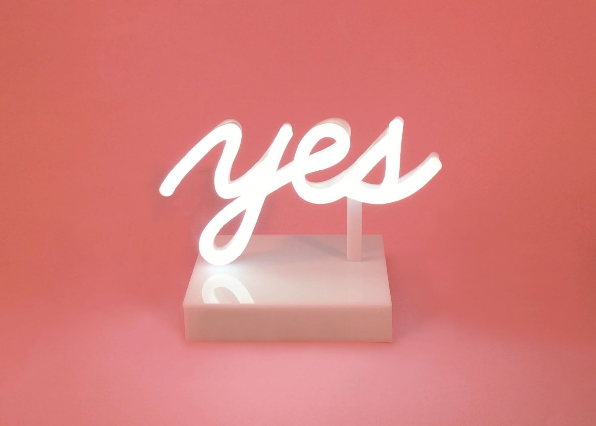 Mini Yes | Neon Light Decor - GLO Studio - LED NEON