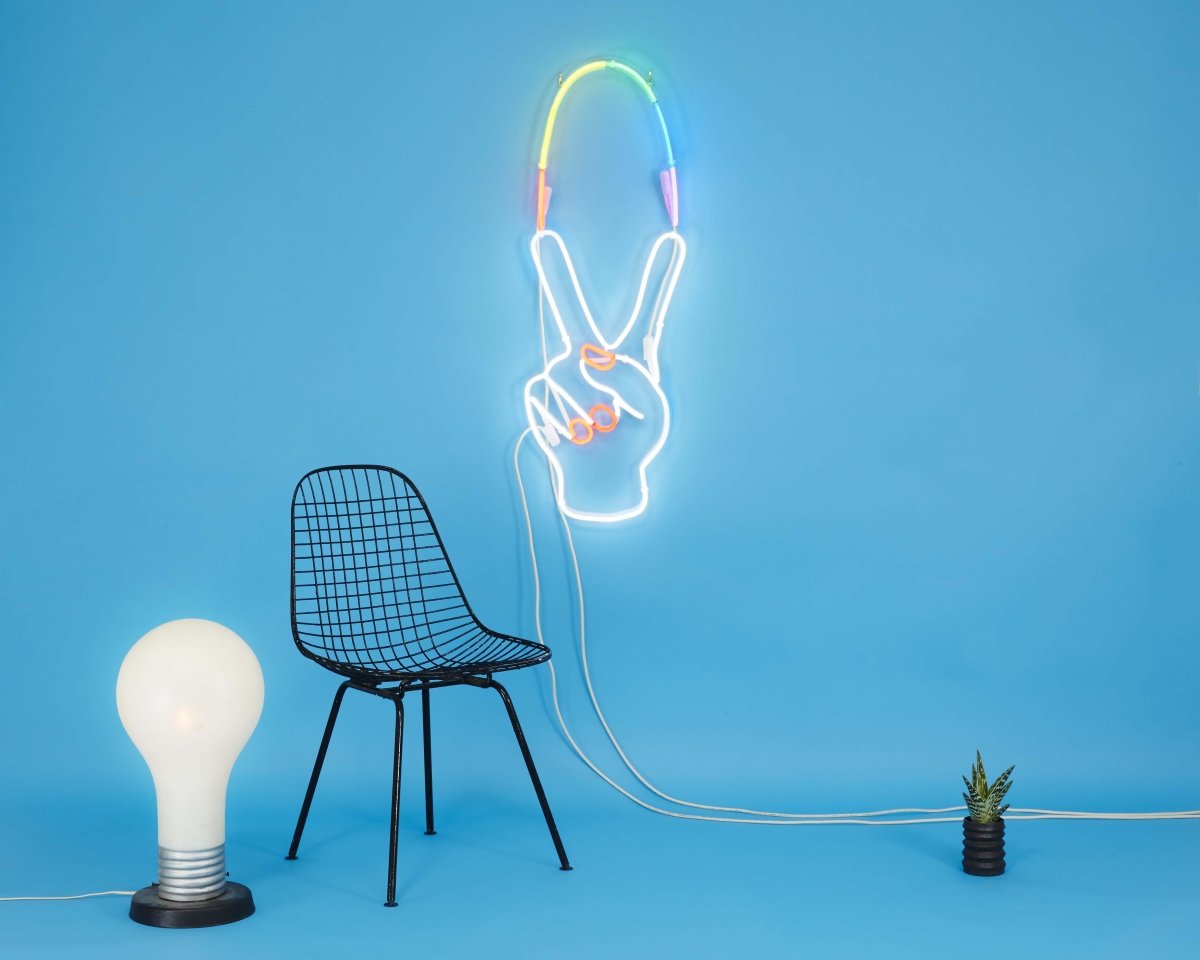 Peace | Neon Light Decor - GLO Studio - GLASS NEON