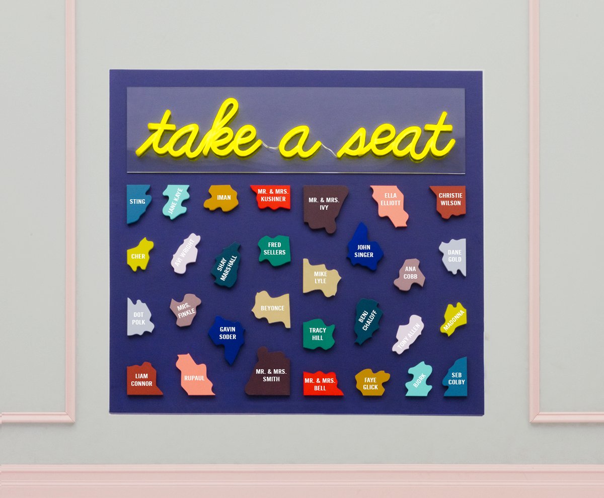 Take a Seat | Neon Light Decor - GLO Studio